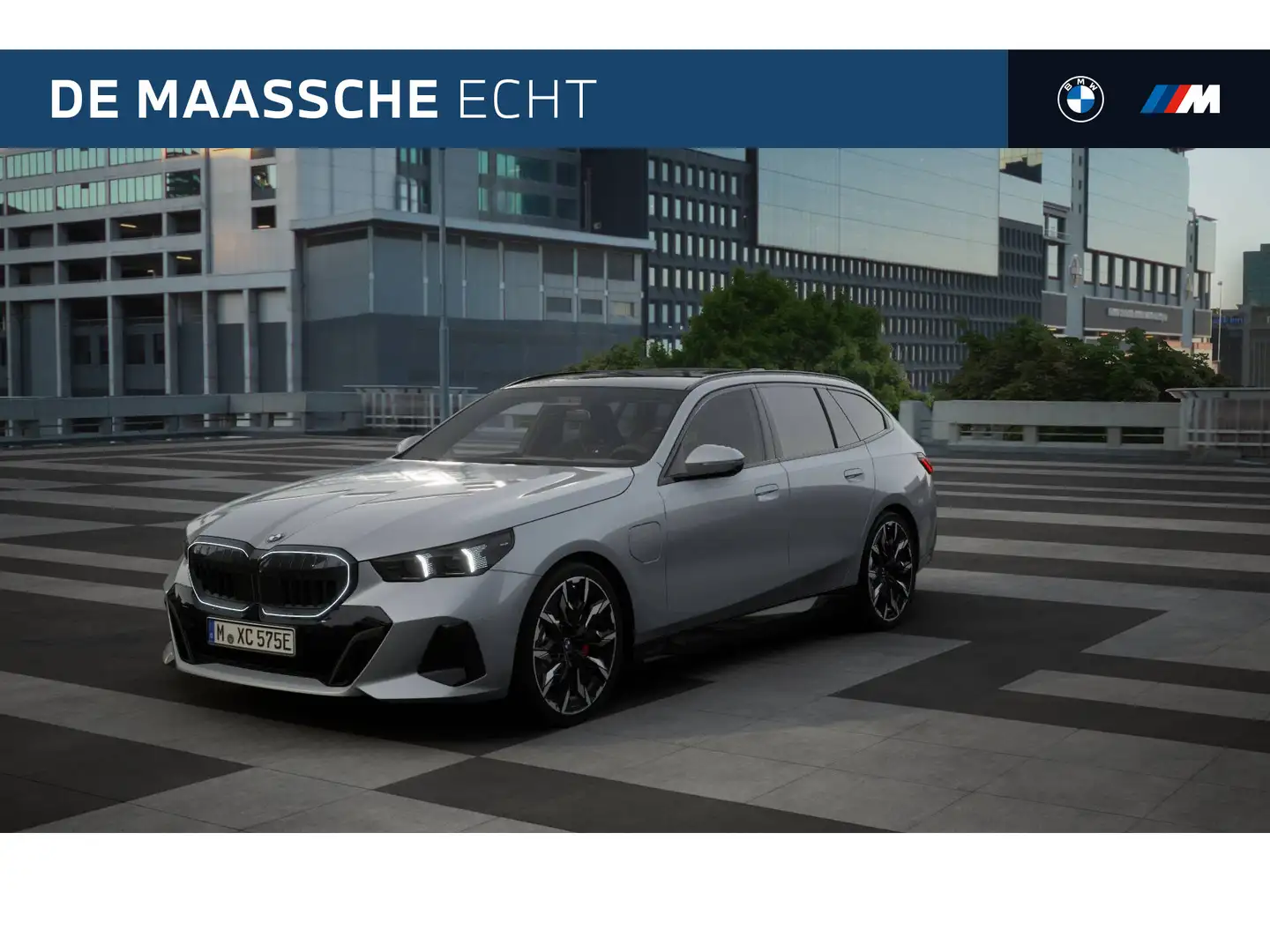 BMW 530 5 Serie Touring 530e M Sport Automaat / Panoramada Gris - 1