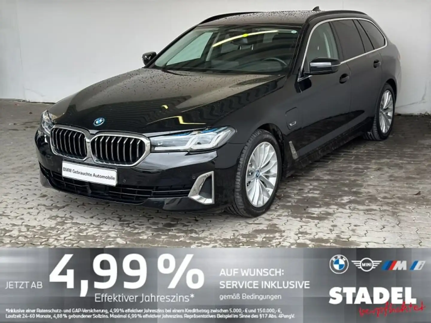BMW 530 e xDrive Tour. Luxury Line Navi.Laser.ACC.AHK Schwarz - 1