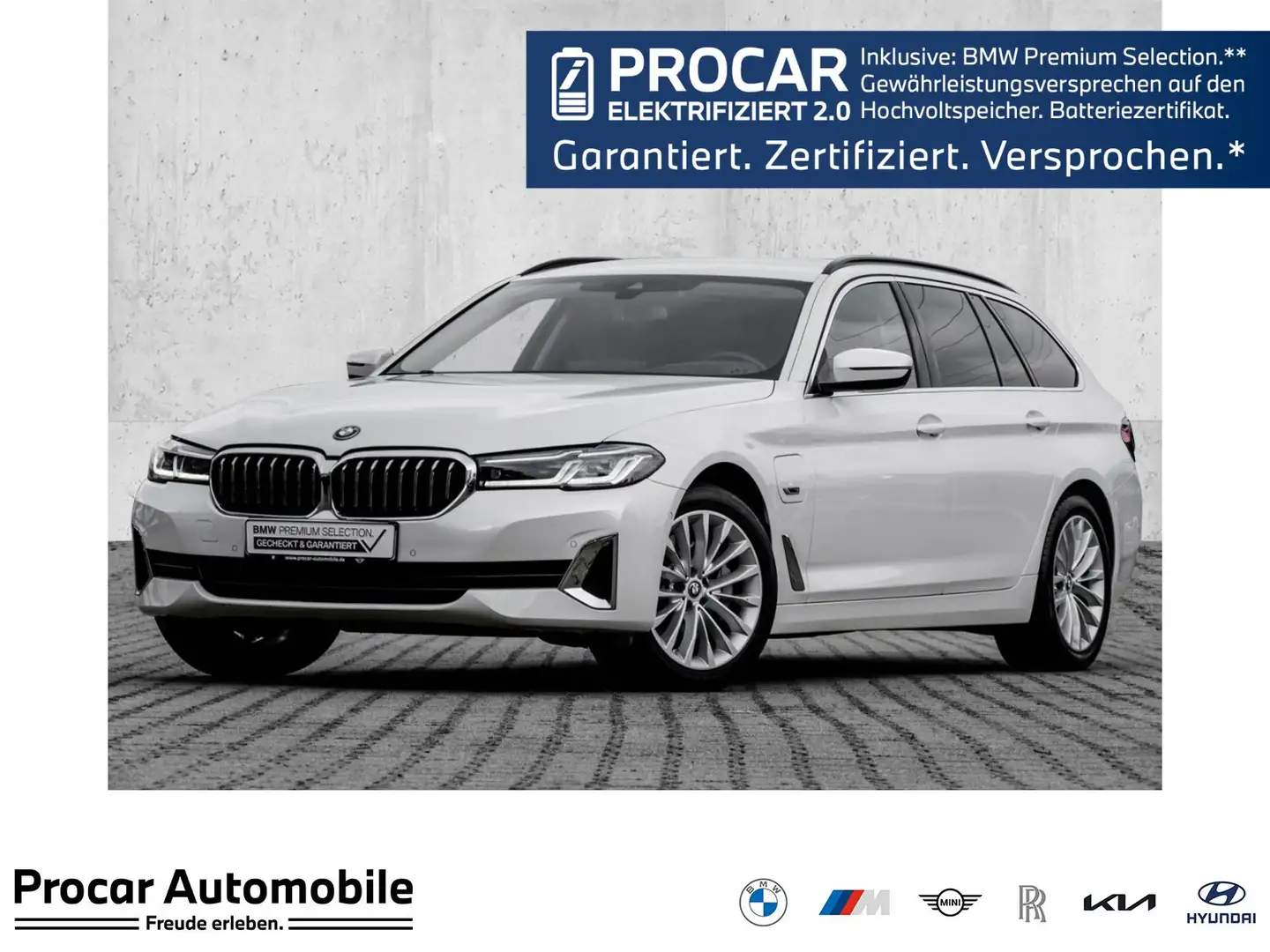 BMW 530 e Tour. Luxury Line HUD+AHK+LASER+HIFI+ALARM+SPORT Weiß - 1