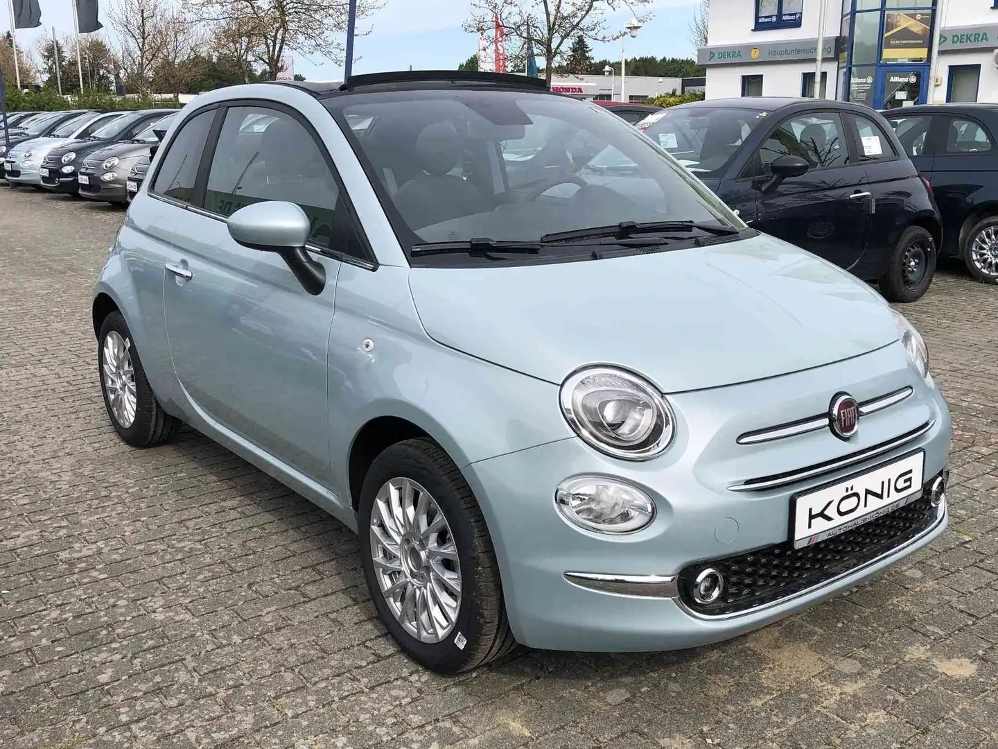 Fiat 500C Cabrio MY23 1.0 Dolcevita Navi PDC Klima zelena - 2
