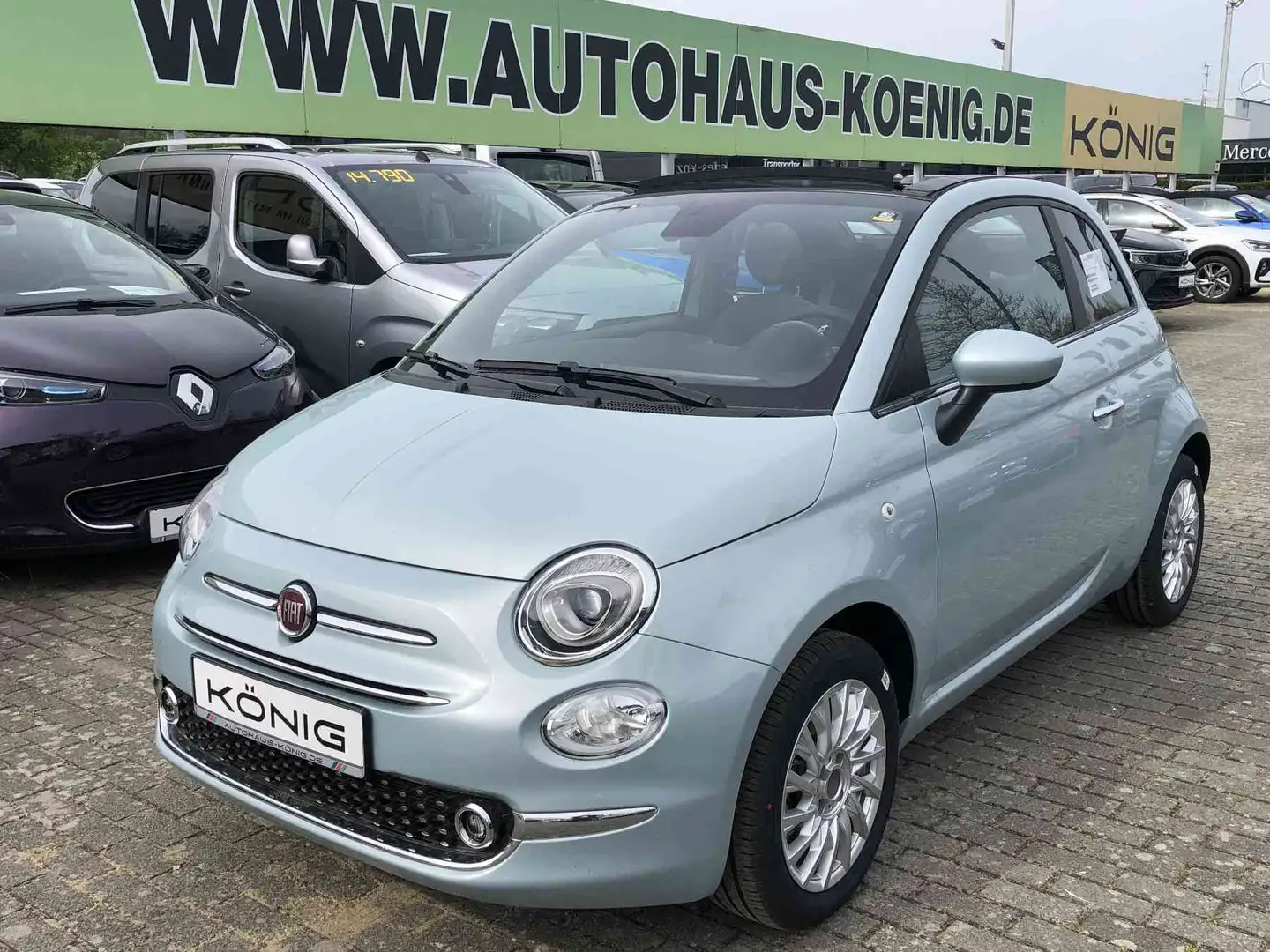 Fiat 500C Cabrio MY23 1.0 Dolcevita Navi PDC Klima zelena - 1