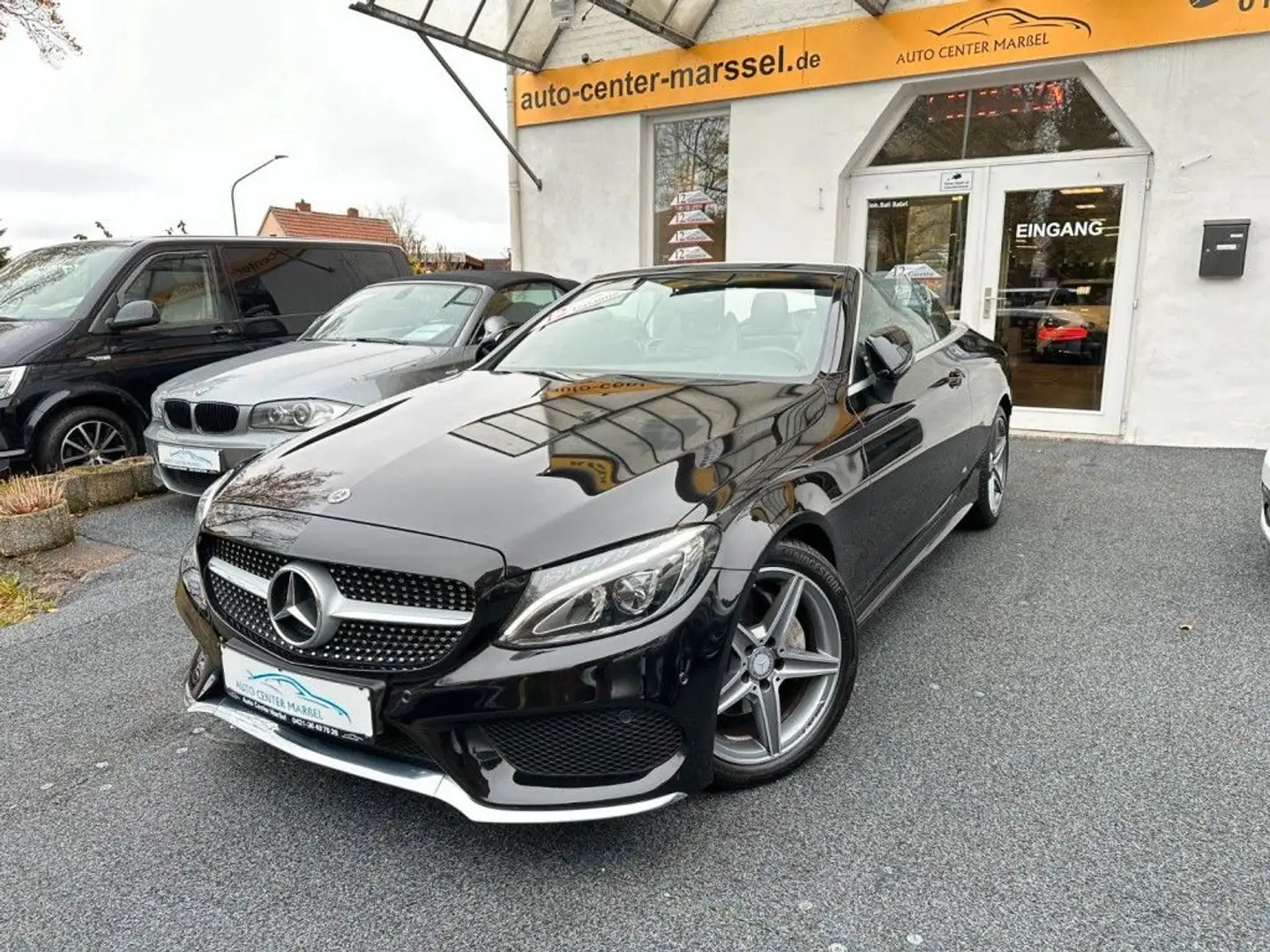 Mercedes-Benz C 180 C -Klasse Cabrio AMG/LED/NAVI/LEDER/ALUAMG Black - 1