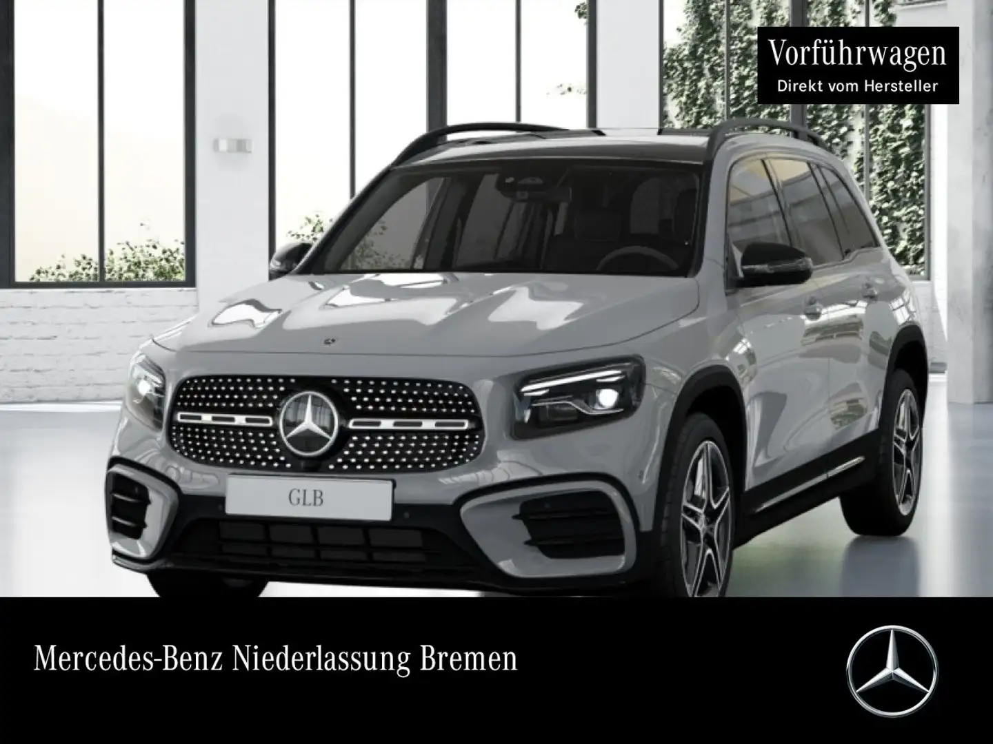 Mercedes-Benz GLB 200 AMG+NIGHT+PANO+360°+AHK+MULTIBEAM+19"+7G Gris - 1