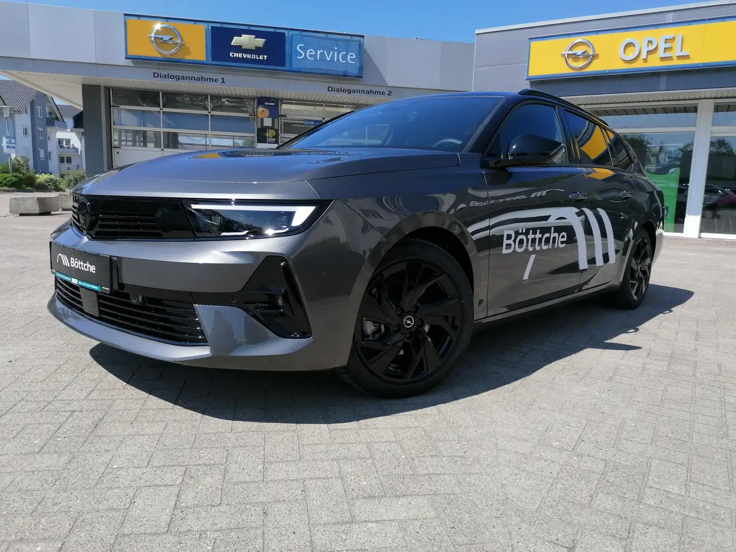 Opel Astra ST 1.2 GS Line AT/AHK/LED/DAB/Shz/Kamera//Klimaaut Grijs - 2