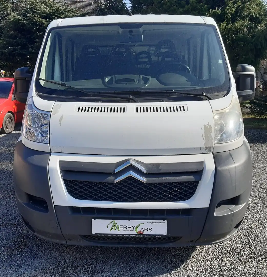 Citroen Jumper Pritsche, 6 Sitzer, HU Neu, AHZV Wit - 2