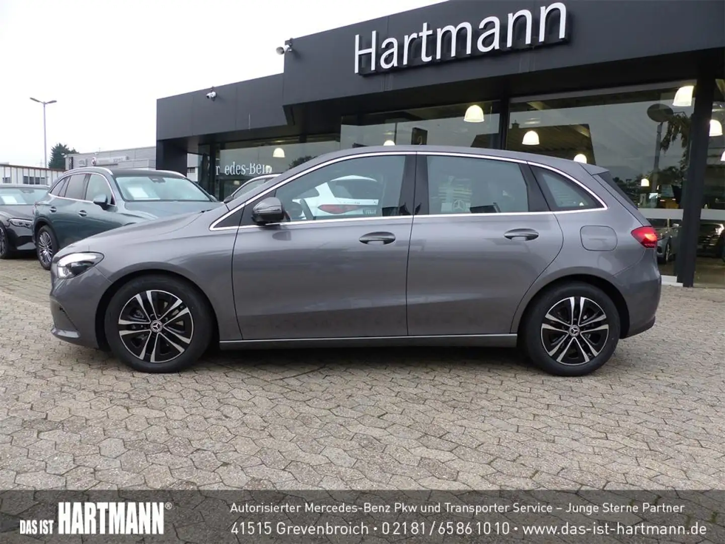 Mercedes-Benz B 200 PROGRESSIVE+PANO+TOTWI+MEMORY+MULTIBEA+NAV Grijs - 2