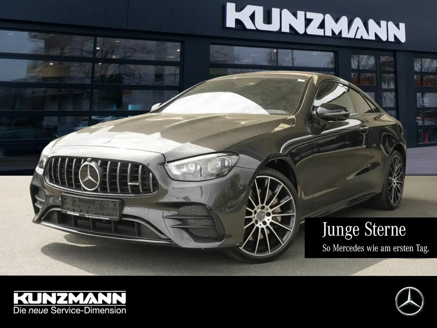 Mercedes-Benz E 450 4M Coupé AMG Night Distronic+ Memory 360° Szürke - 1