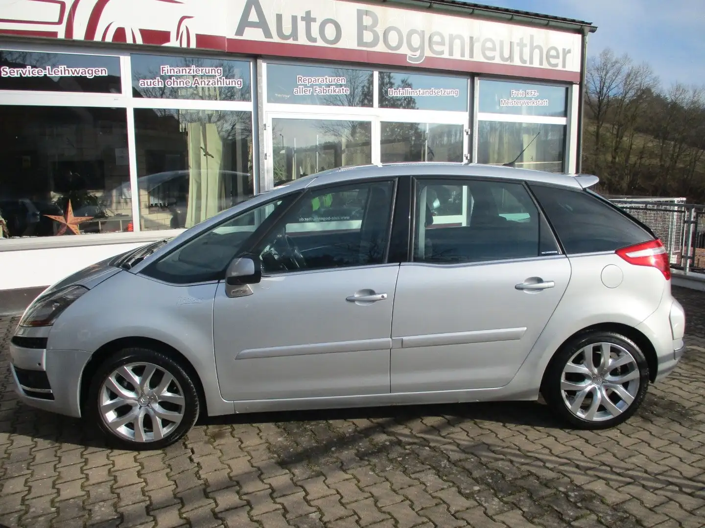 Citroen C4 Picasso Exclusive+Panoramafrontscheibe Grijs - 1