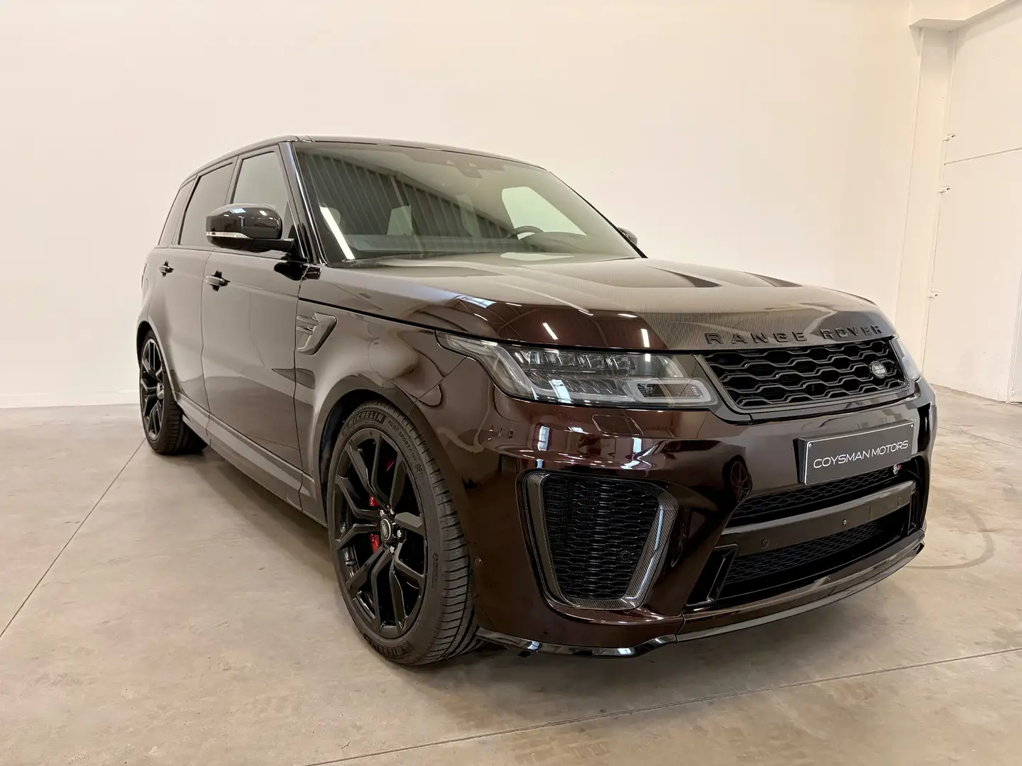 Land Rover Range Rover Sport 5.0 V8 SVR/LICHTE VRACHT/360*/Meridian/Zetelv./ACC Braun - 1