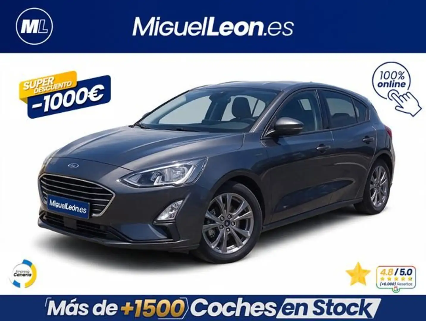 Ford Focus 1.0 Ecoboost MHEV 114kW ST-Line Gris - 1