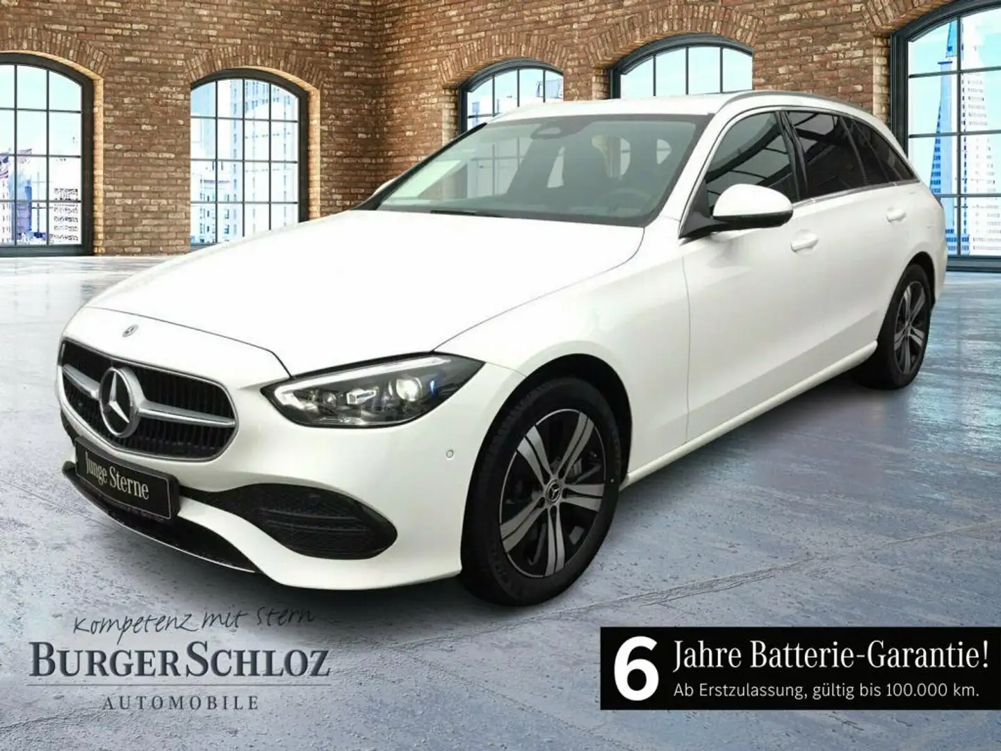 Mercedes-Benz C 300 e T-Modell Avantgarde ParkAss. SpurW LM Weiß - 1