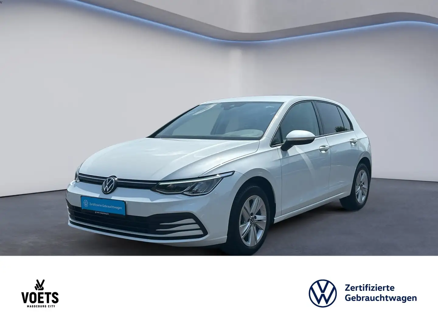 Volkswagen Golf 1,5 eTSI Life DSG+KAM+NAVI+LED Weiß - 1
