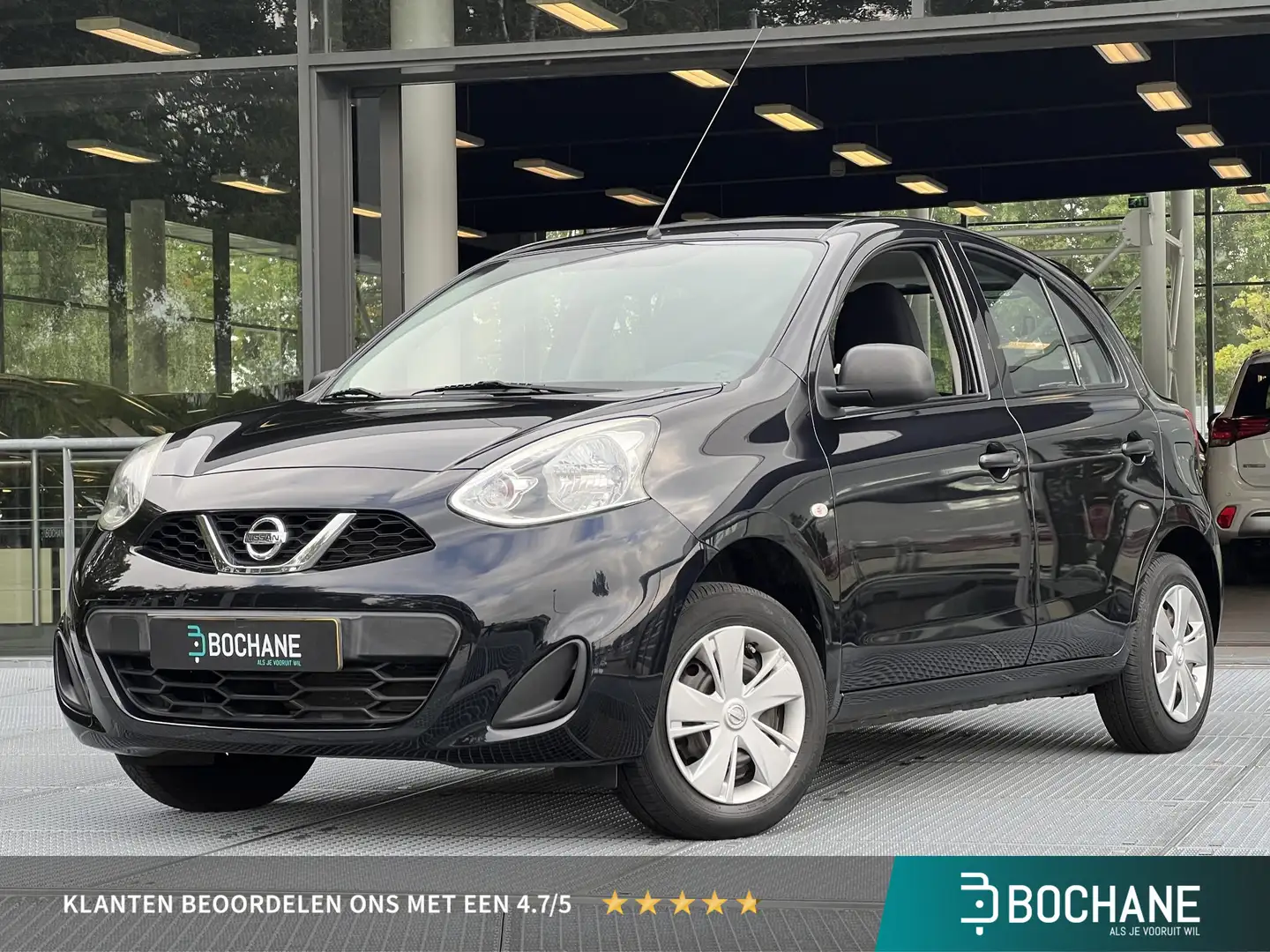 Nissan Micra 1.2 Visia Pack | Airco | Bluetooth Schwarz - 1