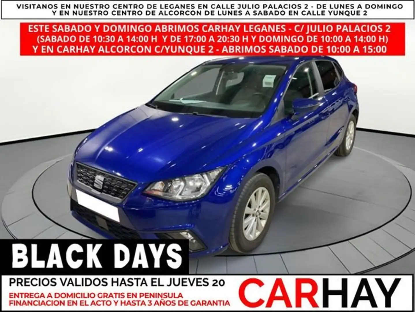 SEAT Ibiza 1.0 MPI 59KW S-S MOVE Azul - 1