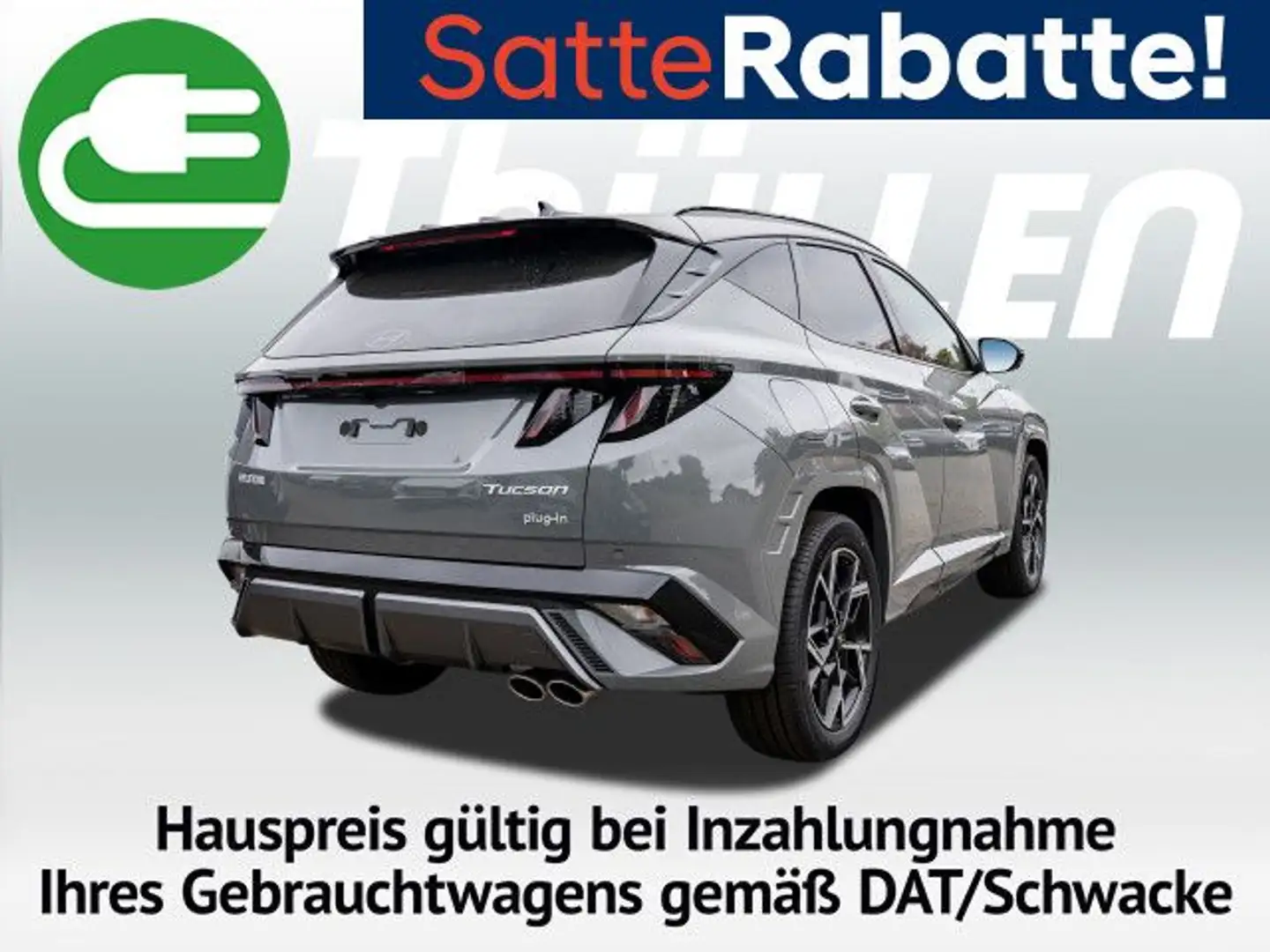 Hyundai TUCSON PHEV MY25 16 T-GDi 4WD N Line Gris - 2