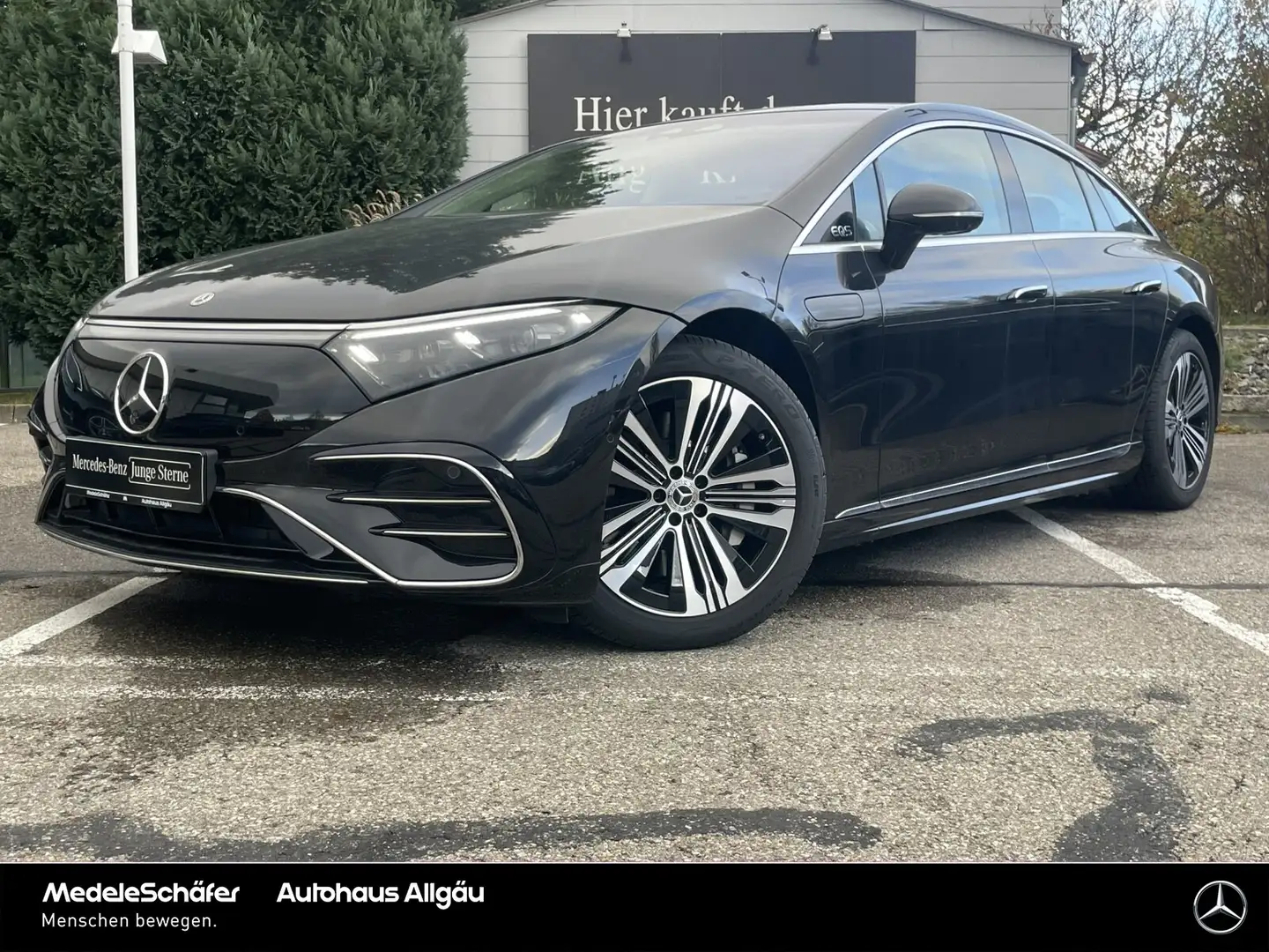 Mercedes-Benz EQS EQS 500 4M AMG-Style Hyper NAPPA 4xMassage NP163 Noir - 2