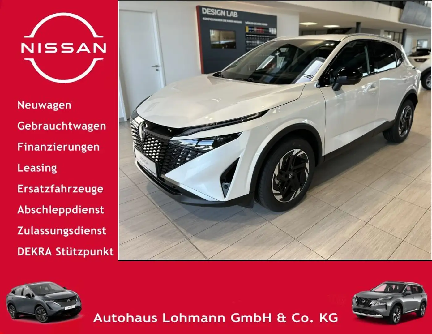 Nissan Qashqai 1.3 DIG-T MHEV Xtronic N-Connecta Weiß - 1