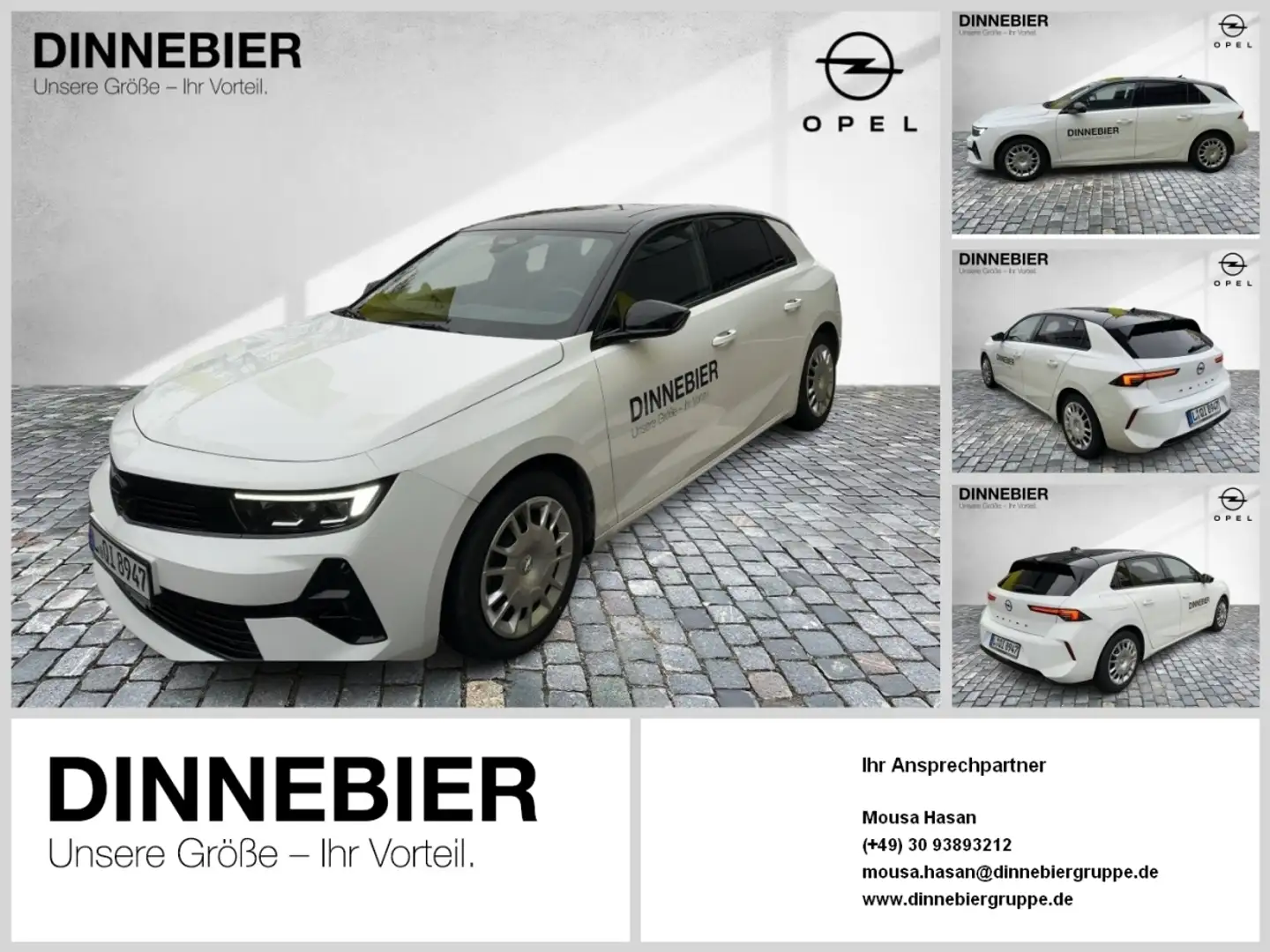 Opel Astra *GS LINE* NAVI*RFK*PDC*LHZ*PANORAMA* Massage 360 4 Weiß - 1