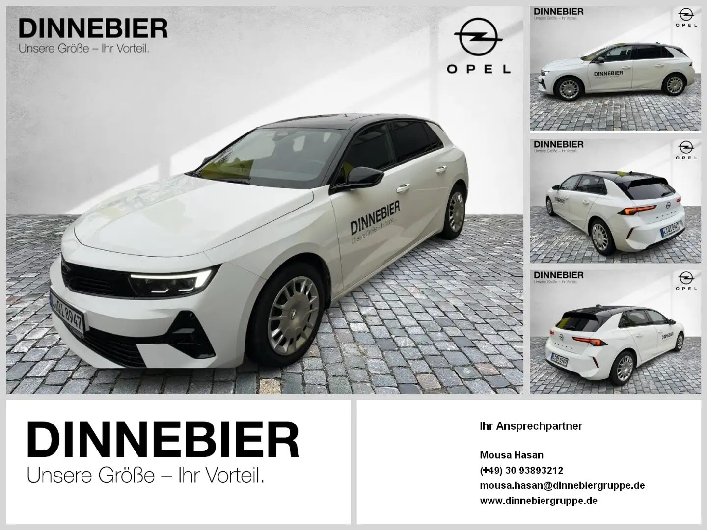 Opel Astra *GS LINE* NAVI*RFK*PDC*LHZ*PANORAMA* Massage 360 4 Weiß - 1