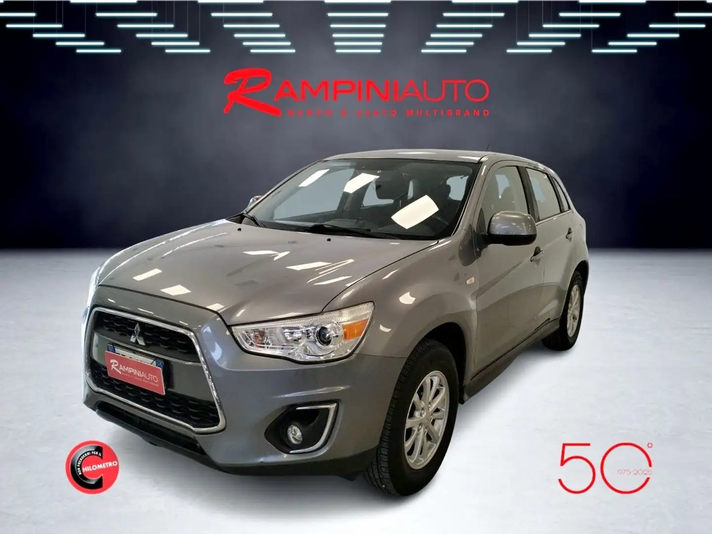 Mitsubishi ASX 1.6 DI-D 114 CV 4X4 Autocarro N1 4 Posti PRONTA Gris - 2
