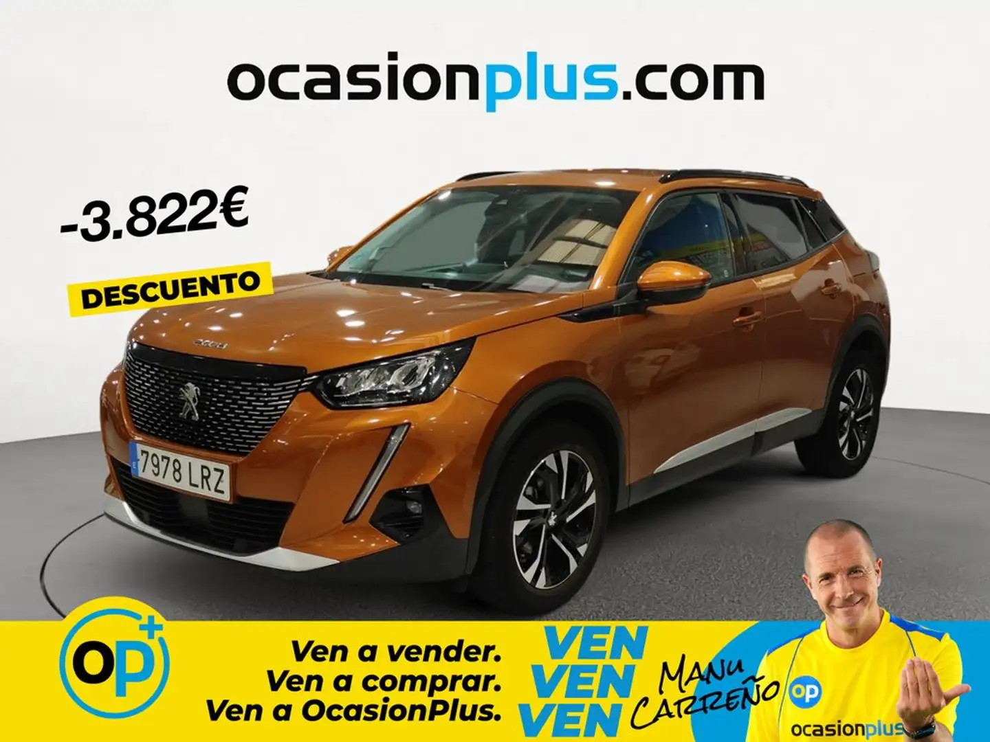 Peugeot 2008 1.2 PureTech S&S Allure Pack 130 Naranja - 1
