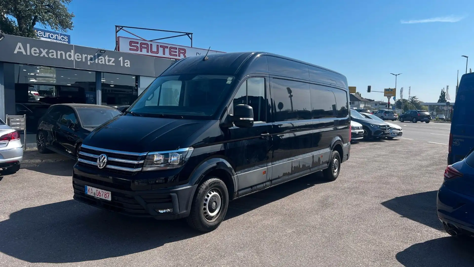Volkswagen Crafter Kasten 35 lang Hochdach*Kamera*ACC*AHK Černá - 1