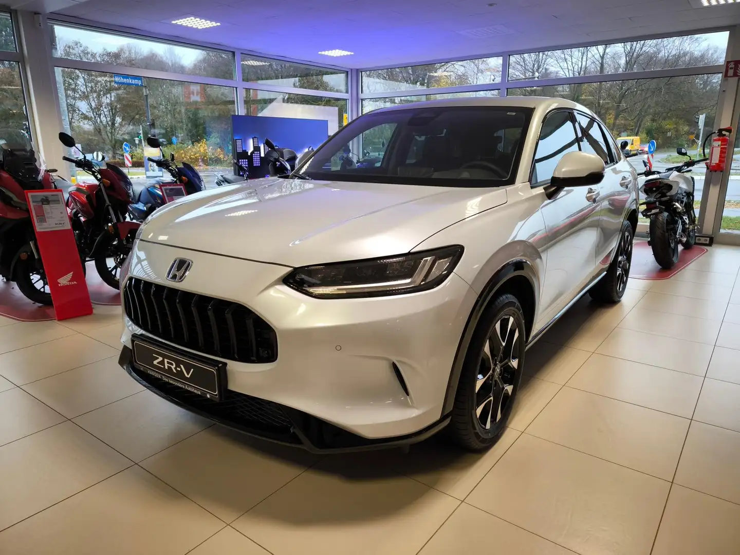 Honda ZR-V 2,0 Advance Hybrid Automatik + Leder Blanc - 2
