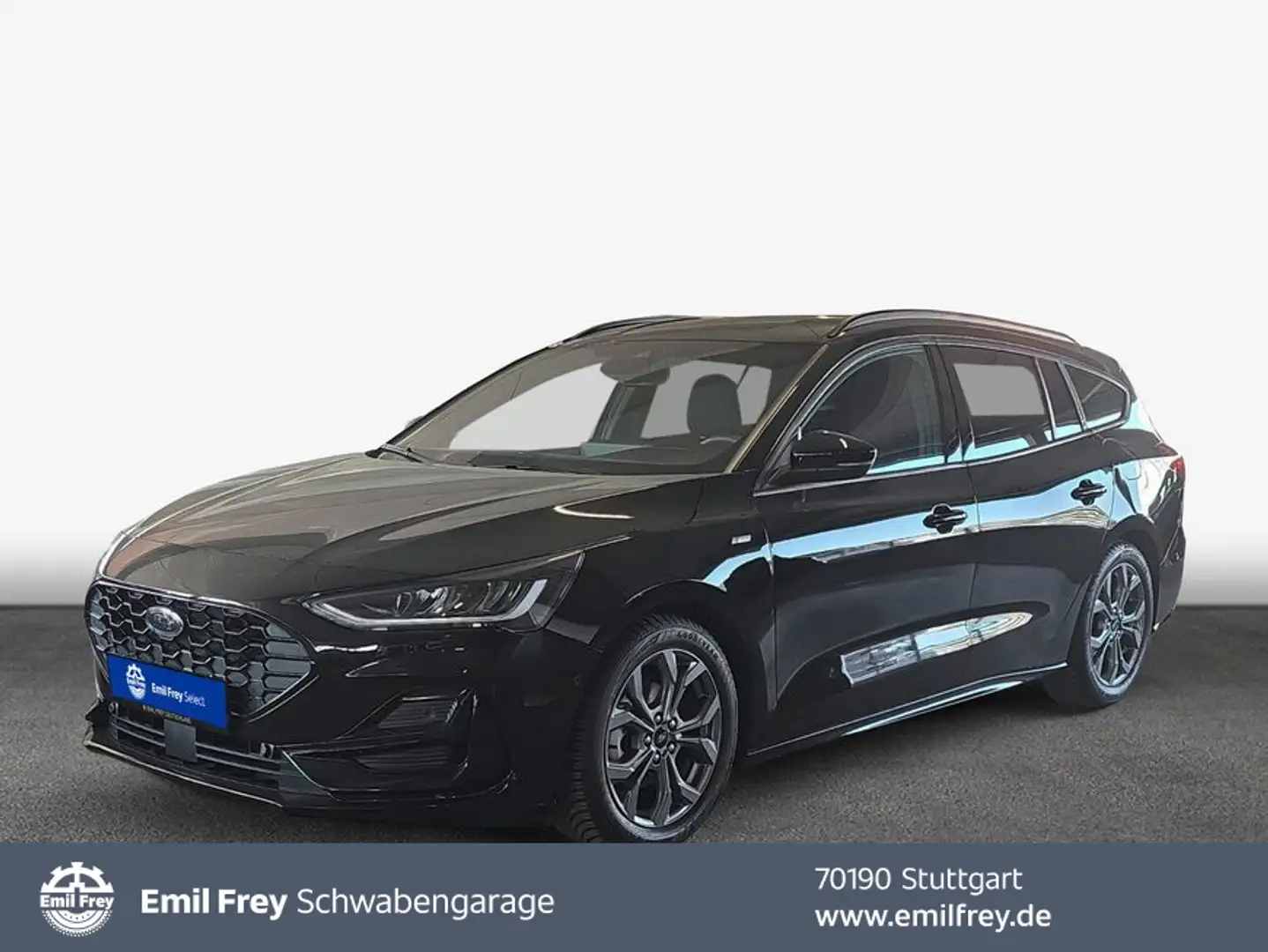 Ford Focus Turnier 1.0 EcoBoost Hybrid Aut. ST-LINE X Zwart - 1