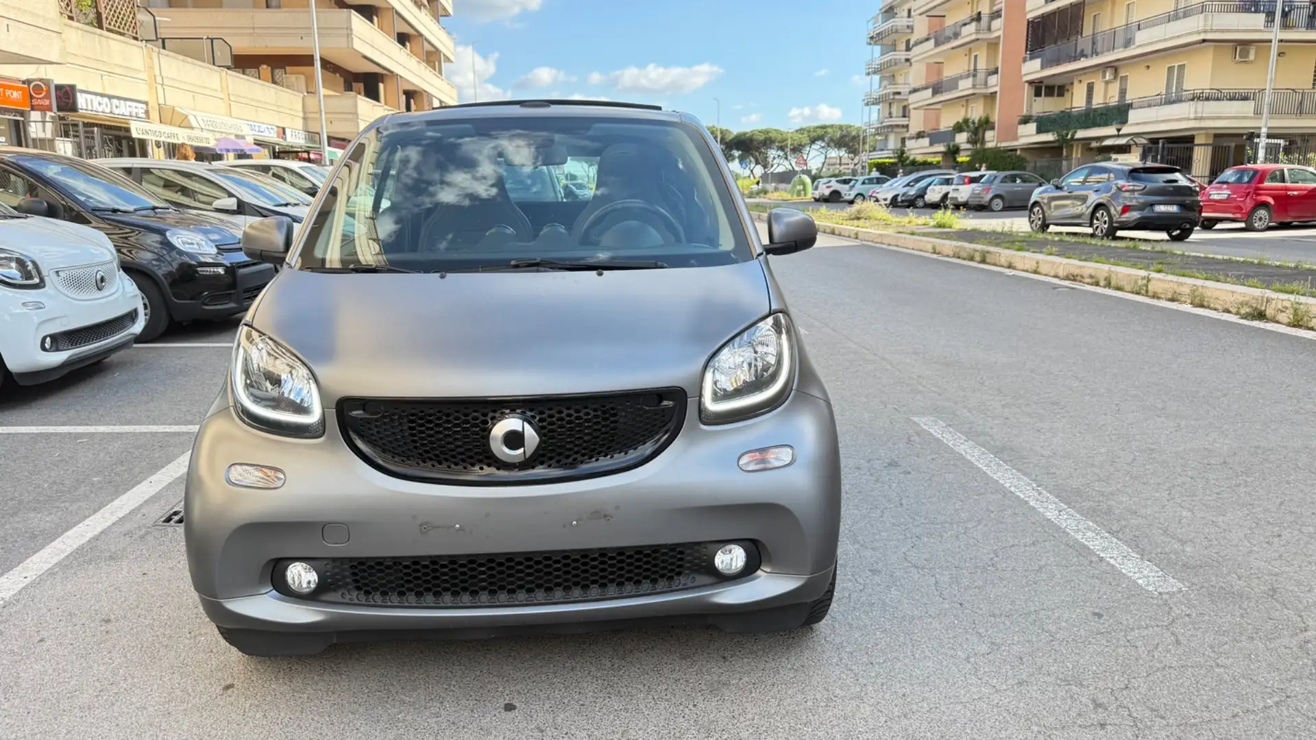 smart forTwo 90 0.9 T twinamic cabrio Prime LED NAVI KAMERA BRA Grigio - 1