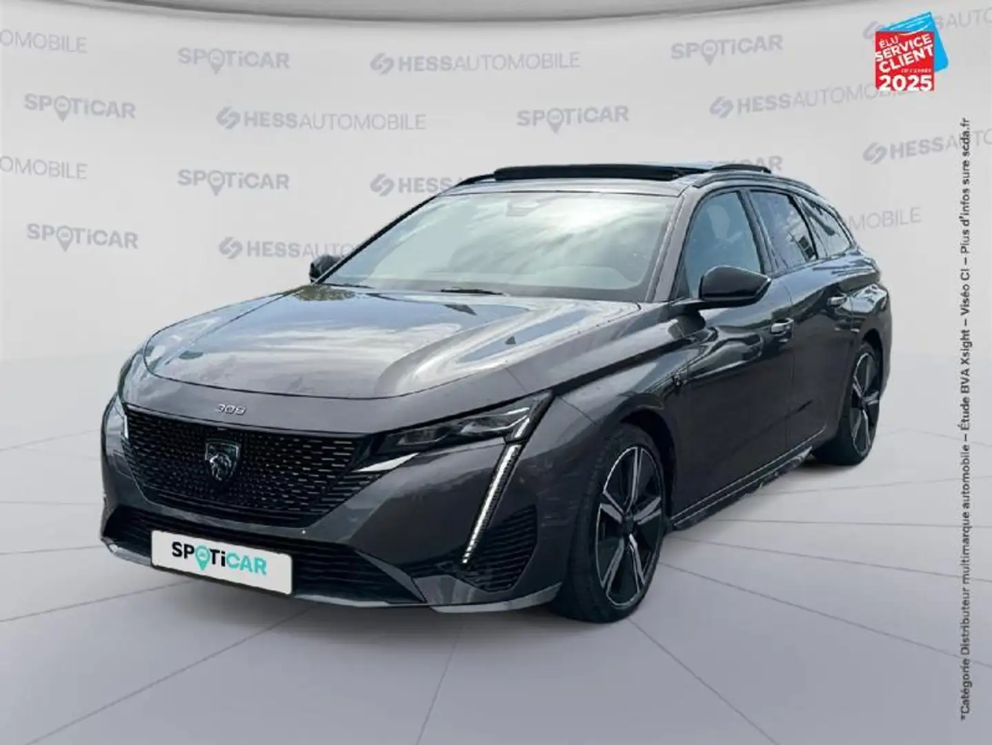 Peugeot 308 PHEV 180ch GT e-EAT8 Camera Gris - 1