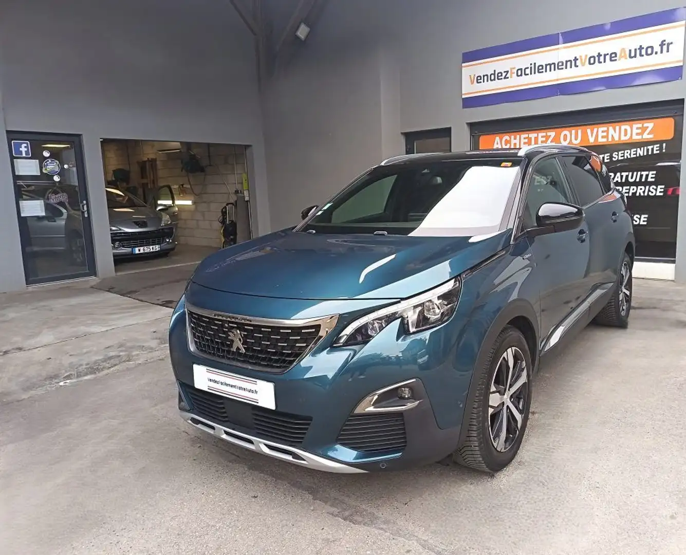 Peugeot 5008 GT LINE 1.5 BlueHdi 130ch 7 places Bleu - 2