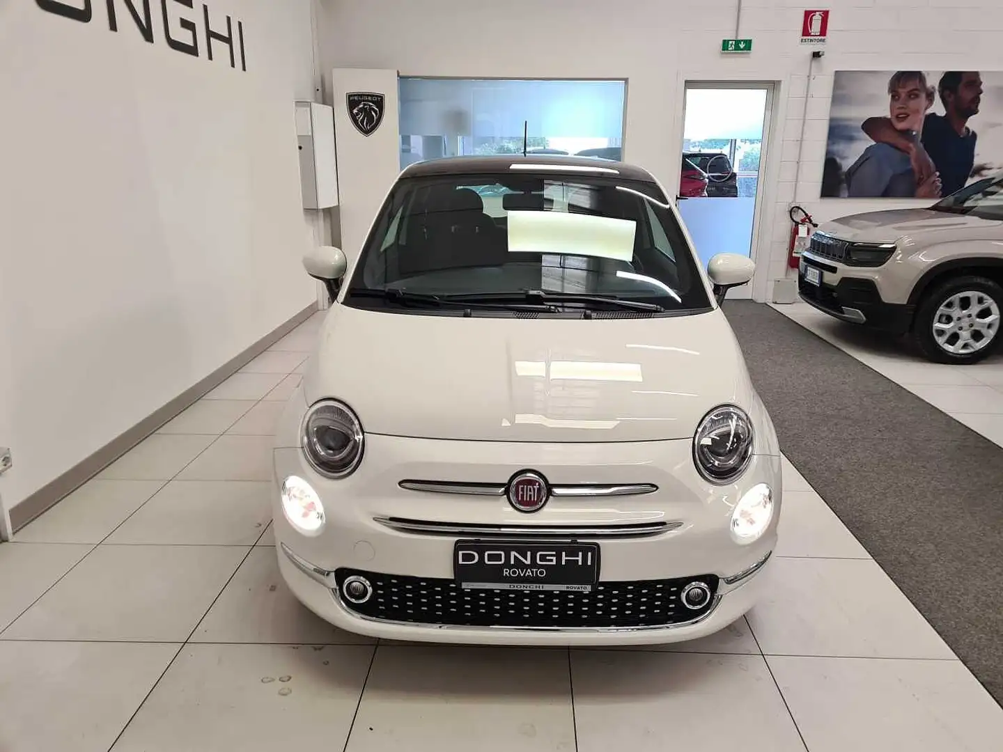 Fiat 500 1.0 70cv Hybrid Dolcevita AZIENDALE! Wit - 2