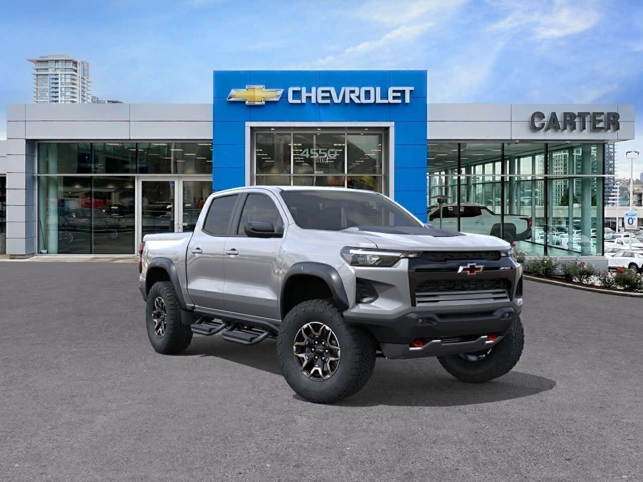 Gray 2026 Chevrolet Colorado Pickup Truck Four-Wheel Drive 8-Speed Automatic