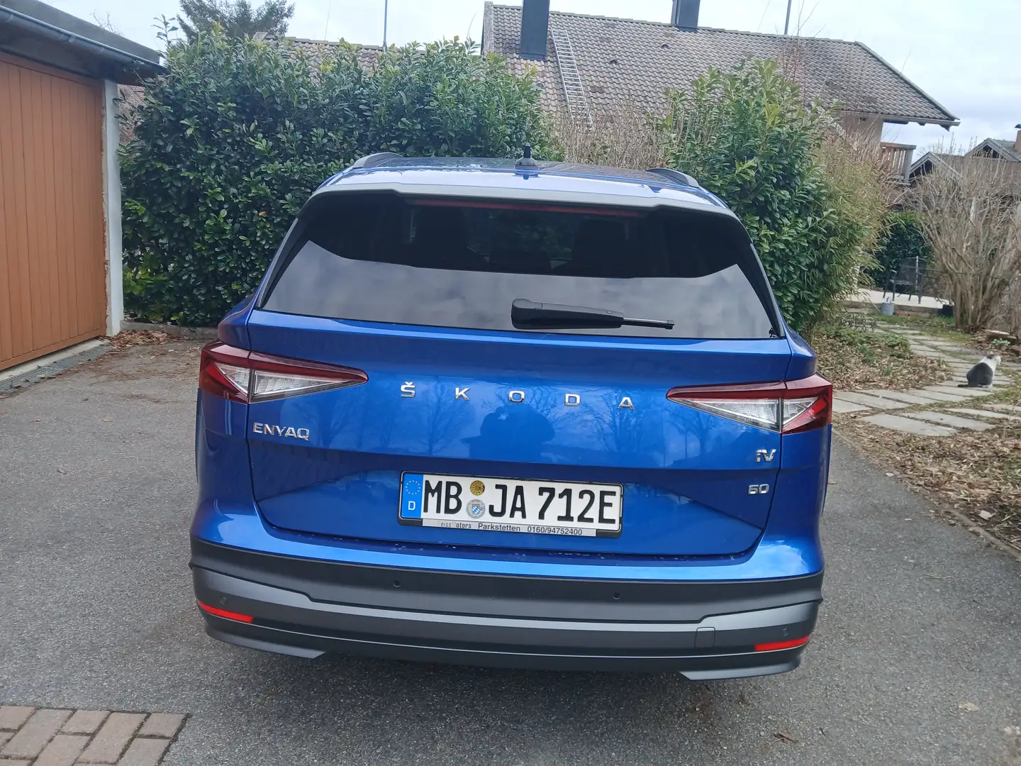 Skoda Enyaq Enyaq iV 60 Bleu - 2