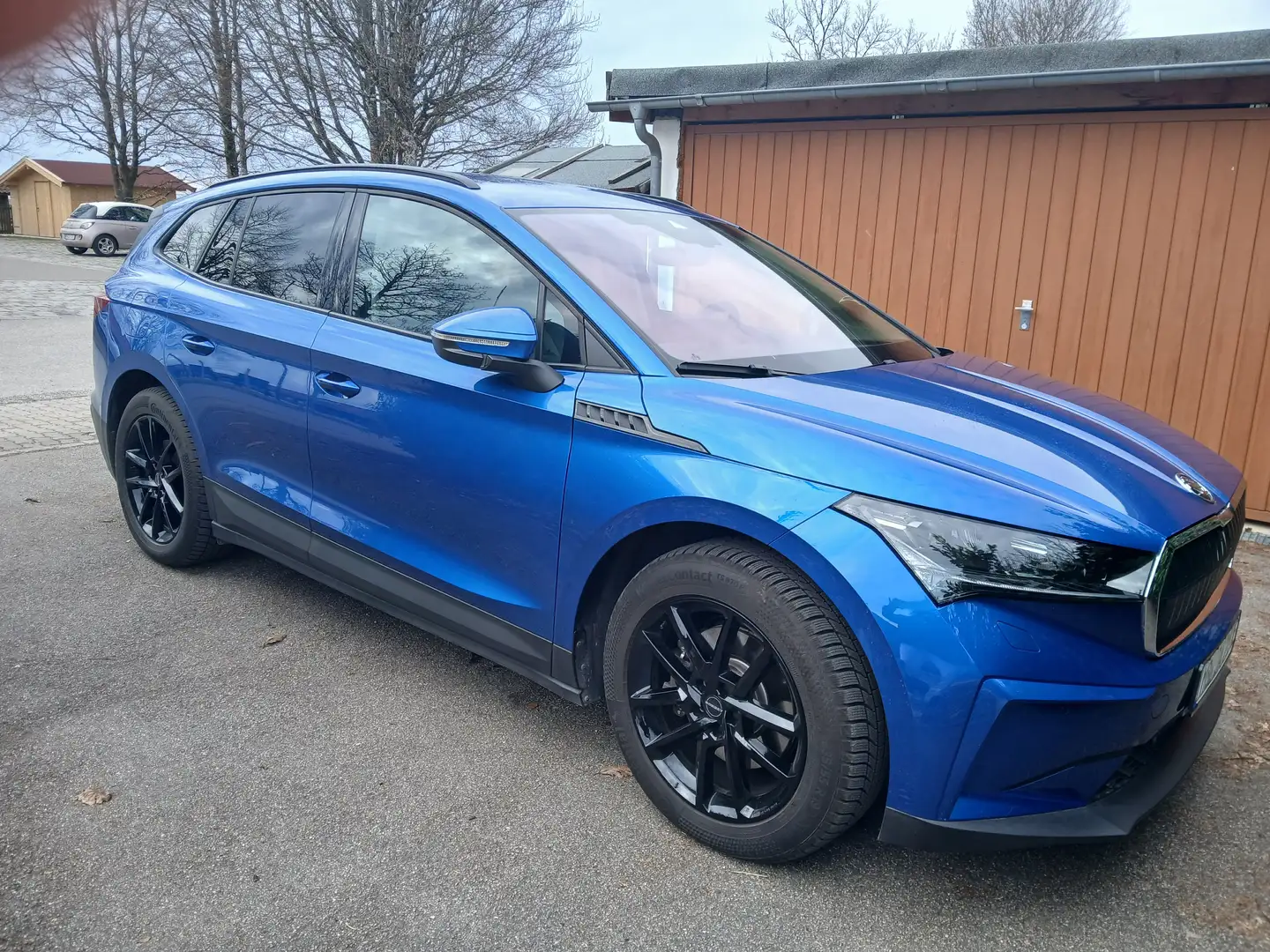 Skoda Enyaq Enyaq iV 60 Bleu - 1