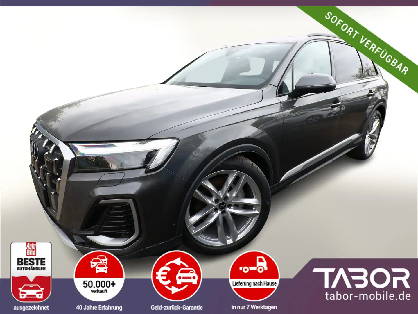 Audi Q7 50 TDI Facelift 7S Matrix OLED Pano B&O 21Z siva - 1