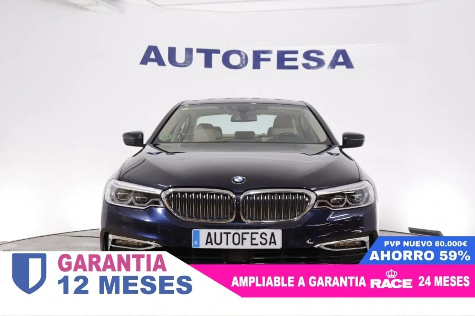 BMW Active Hybrid 5 540I LUXURY 340cv AUTO 4P # NAVY, CUERO Negro - 2