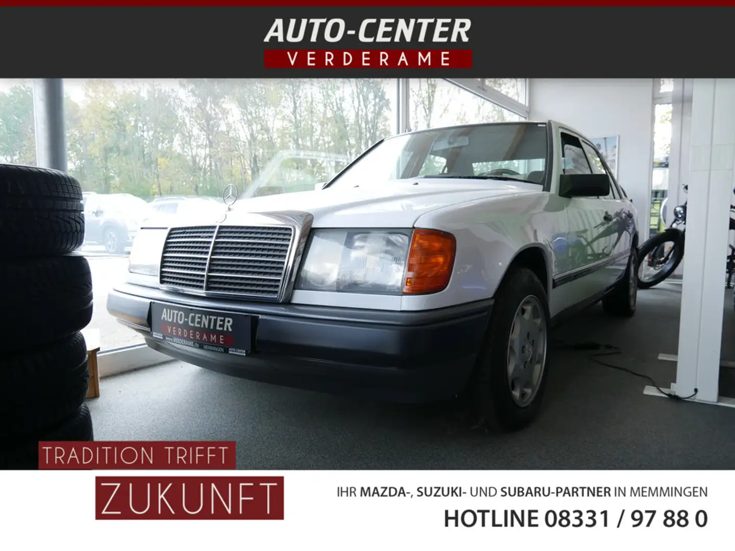 Mercedes-Benz 200 W124 SCHIEBEDACH AHK White - 1