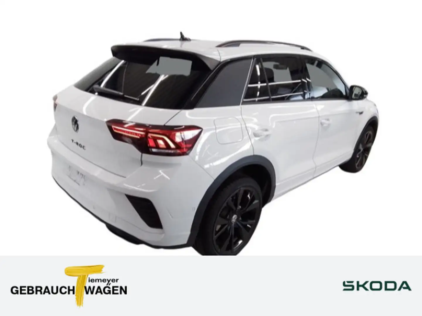 Volkswagen T-Roc 2.0 TDI DSG R-LINE BLACK LEDER LM19 ST.HEI Weiß - 1