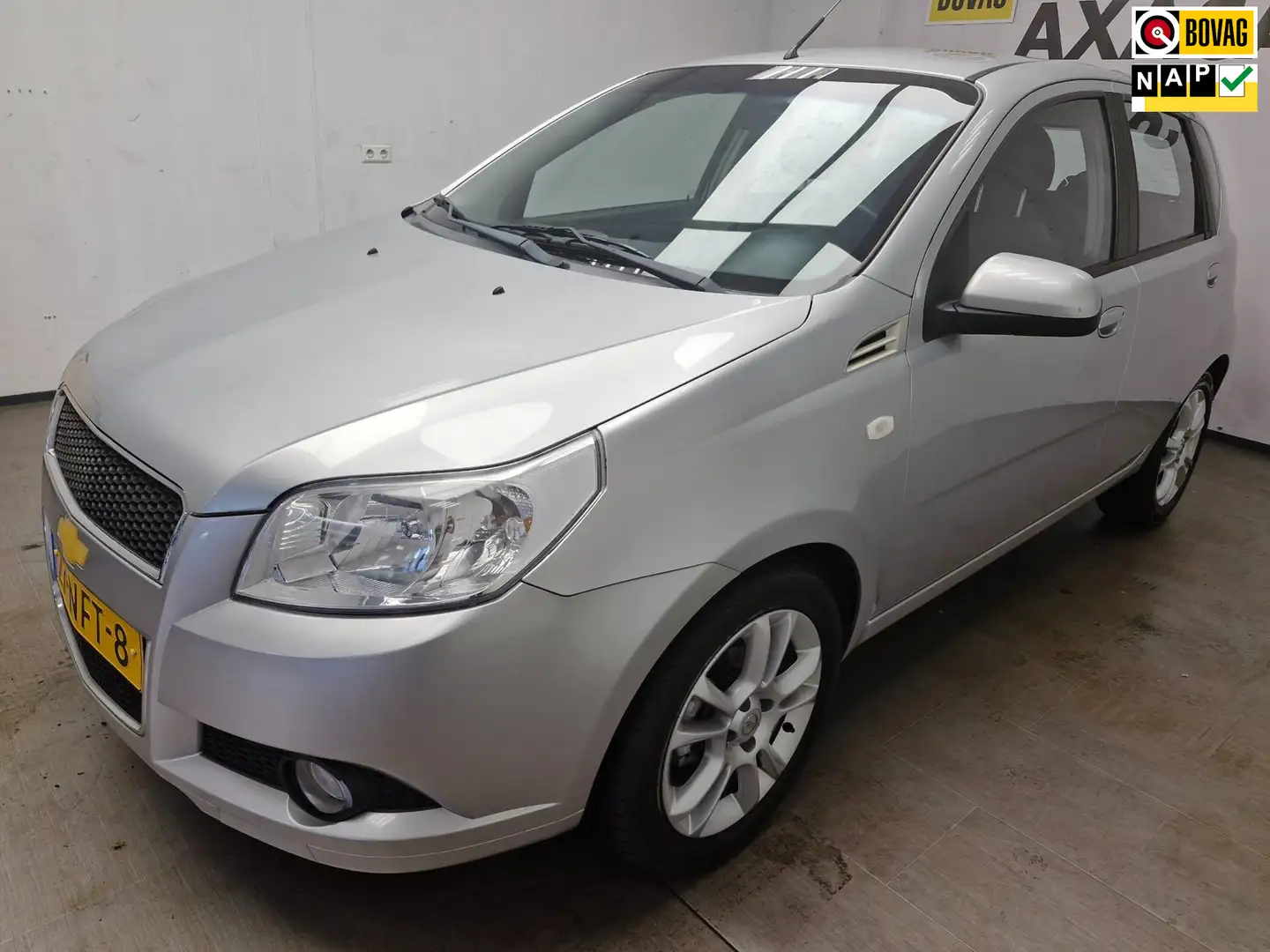 Chevrolet Aveo 1.2 16V LS+ UNIEKE KM !!! GARANTIE ! AIRCO ! NIEUW Grijs - 1