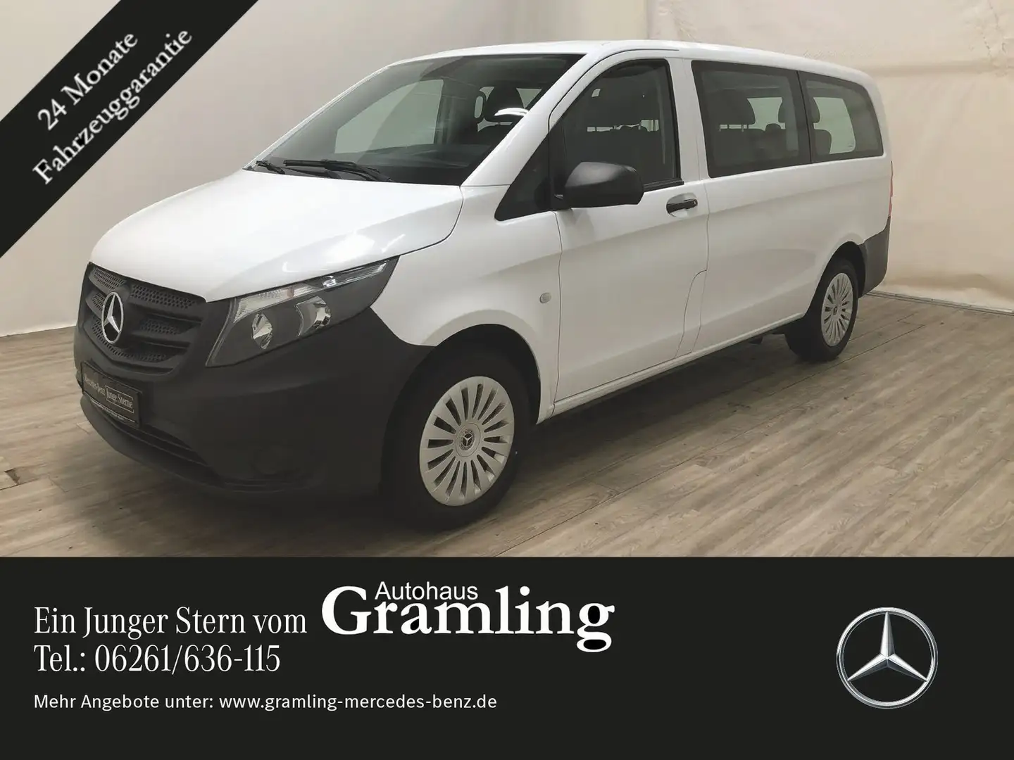 Mercedes-Benz Vito 114 CDI Tourer lang 8-Sitzer*Navi*Kamera*Sitzhei Blanc - 1
