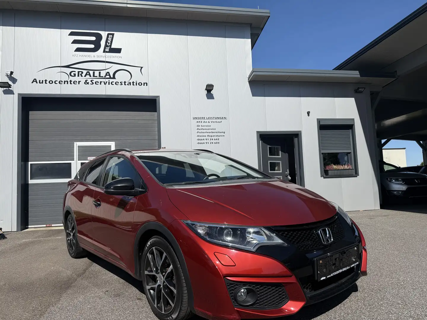 Honda Civic 1.6 i-DTEC Sport Rot - 1