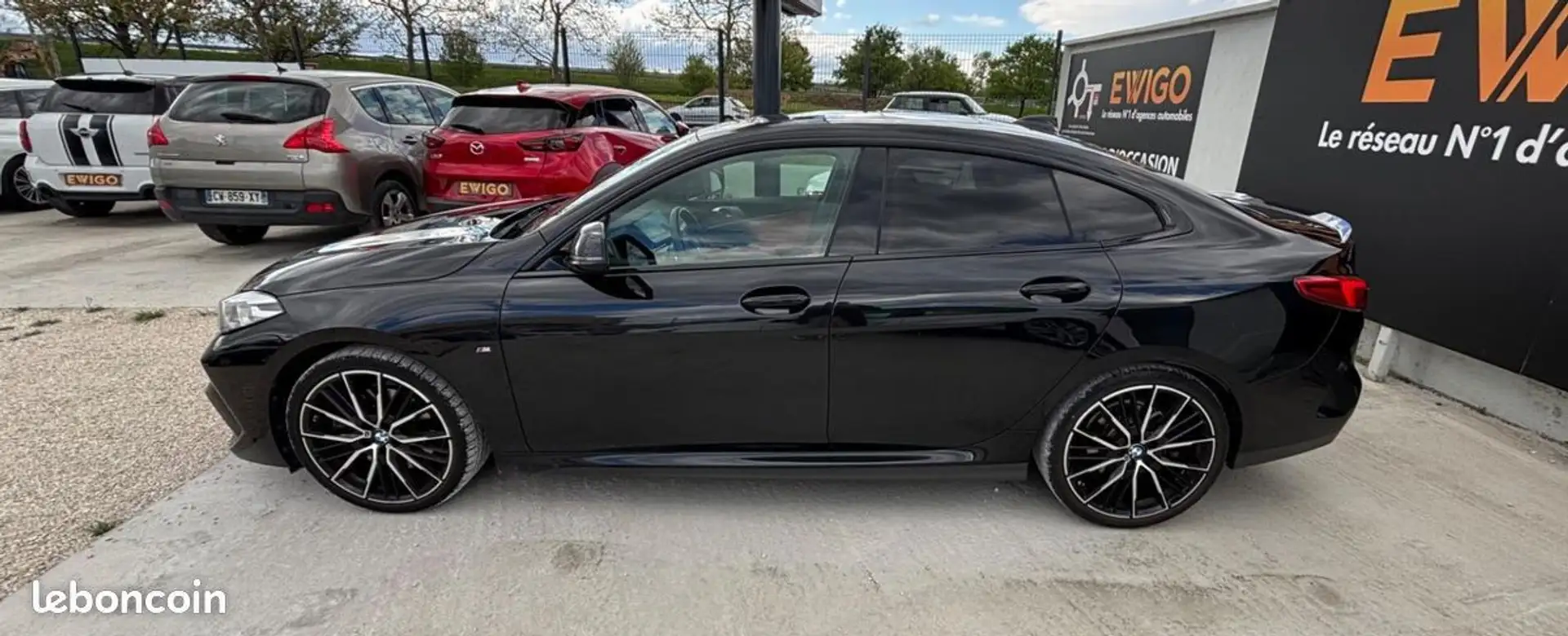 BMW 220 Serie COUPE 2.0 220D 190 ch M Sport SHADOW LINE ORIGINE FRANCE %2B TOIT OUVRANT Noir - 2