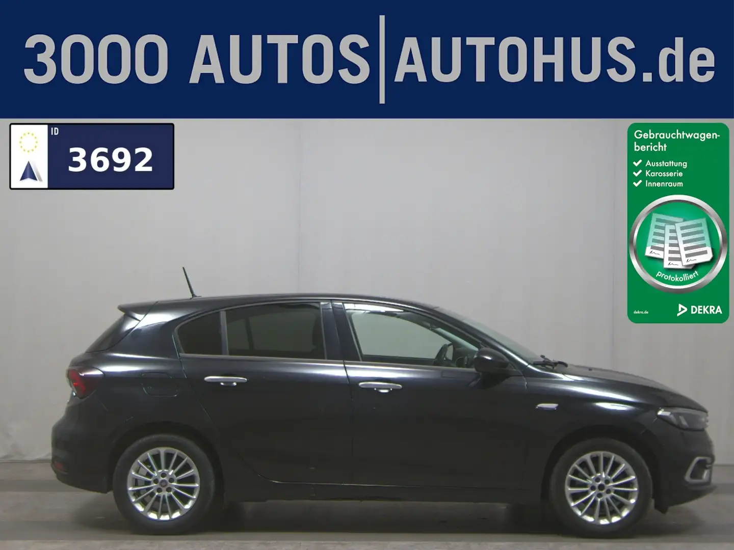 Fiat Tipo 1.0 Navi LED RFK Klima Schwarz - 1