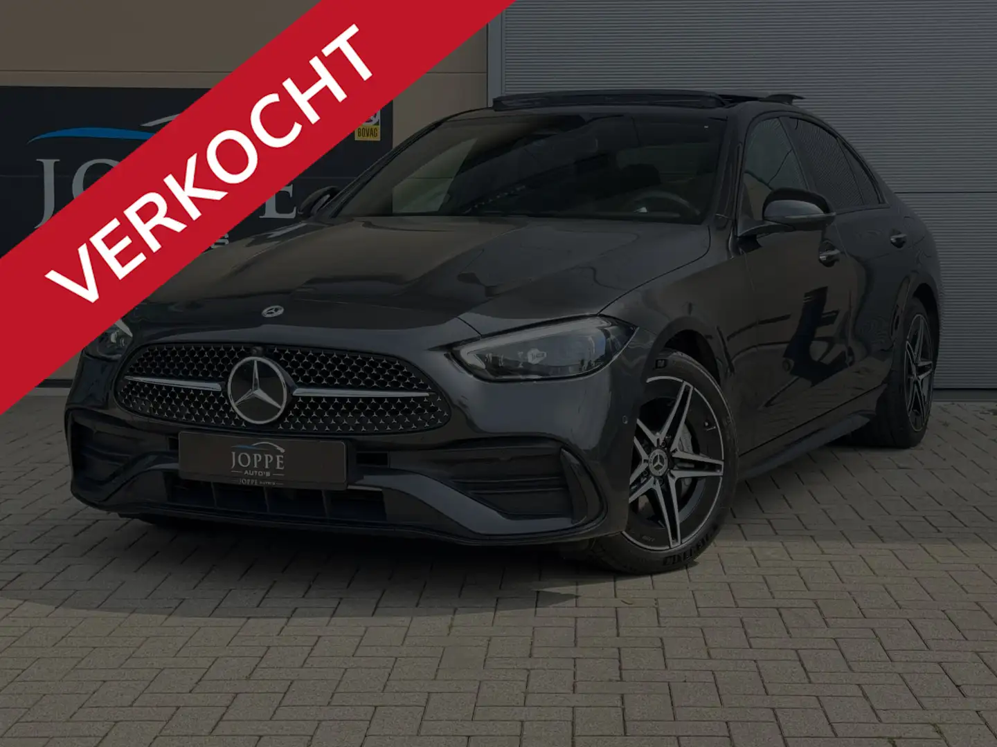 Mercedes-Benz C 300 e |AMG Line|Pano|Night|DigiLicht|Elek.trek|360|Hea Gris - 1