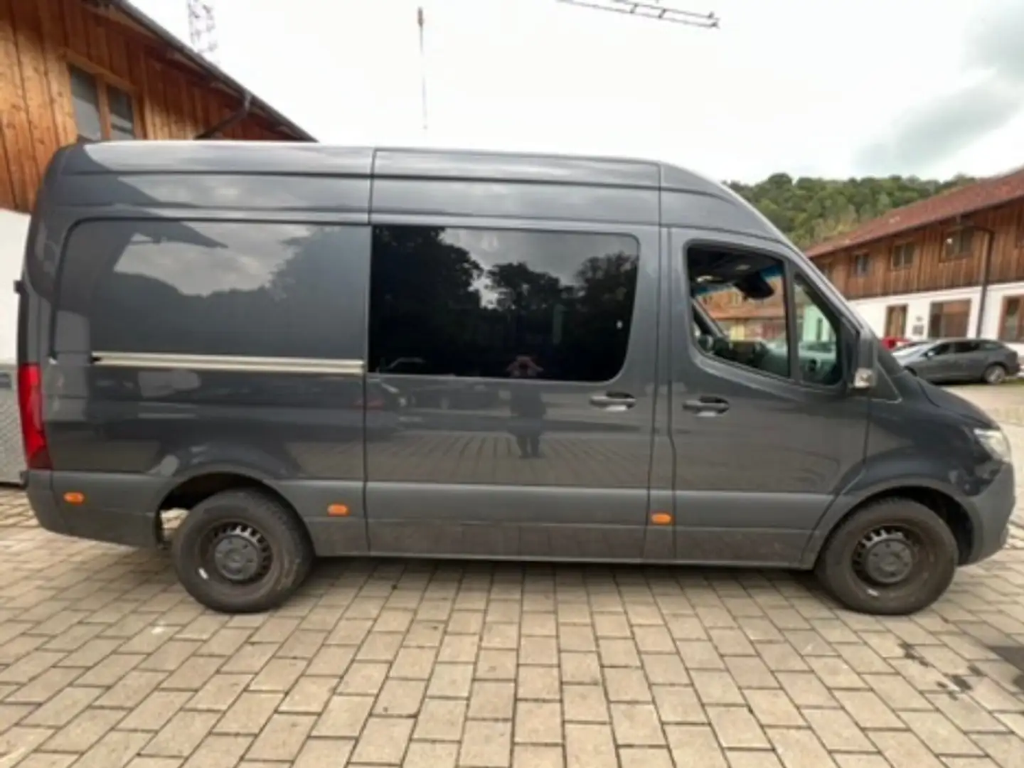 Mercedes-Benz Sprinter 316 CDI RWD L2 (907.633) *LED*NAVI*StdHZG* Gris - 1