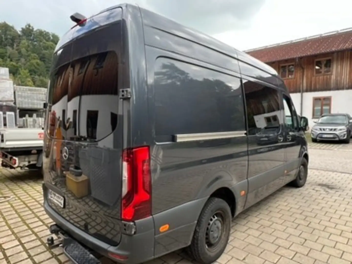 Mercedes-Benz Sprinter 316 CDI RWD L2 (907.633) *LED*NAVI*StdHZG* Gris - 2