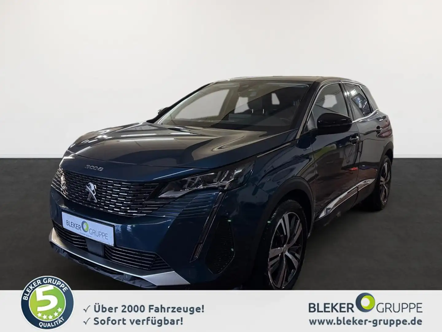 Peugeot 3008 Hybrid 225 Allure Blau - 1