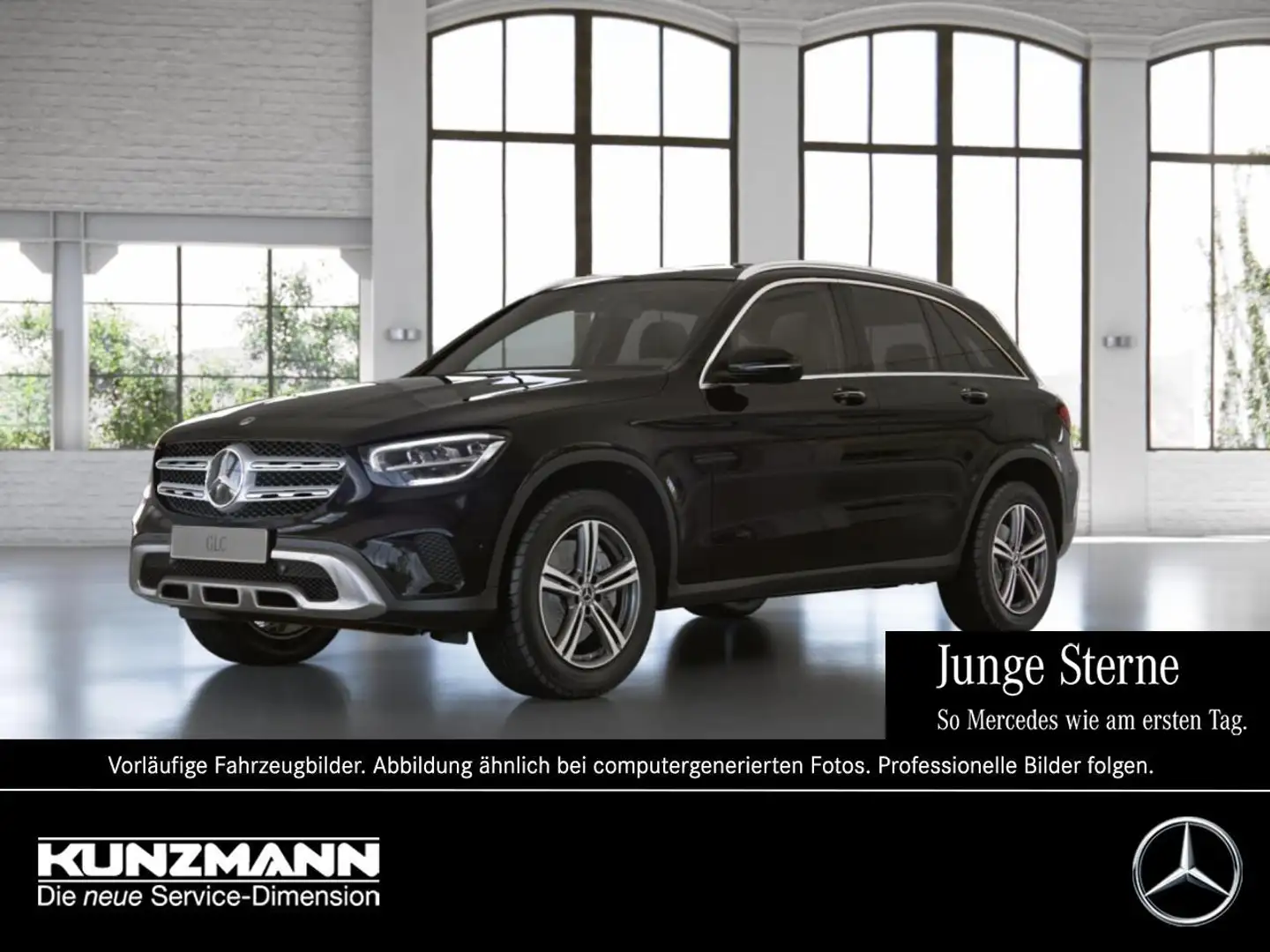 Mercedes-Benz GLC 300 de 4M Exclusive MBUX Navi Spur-Paket AHK Schwarz - 1