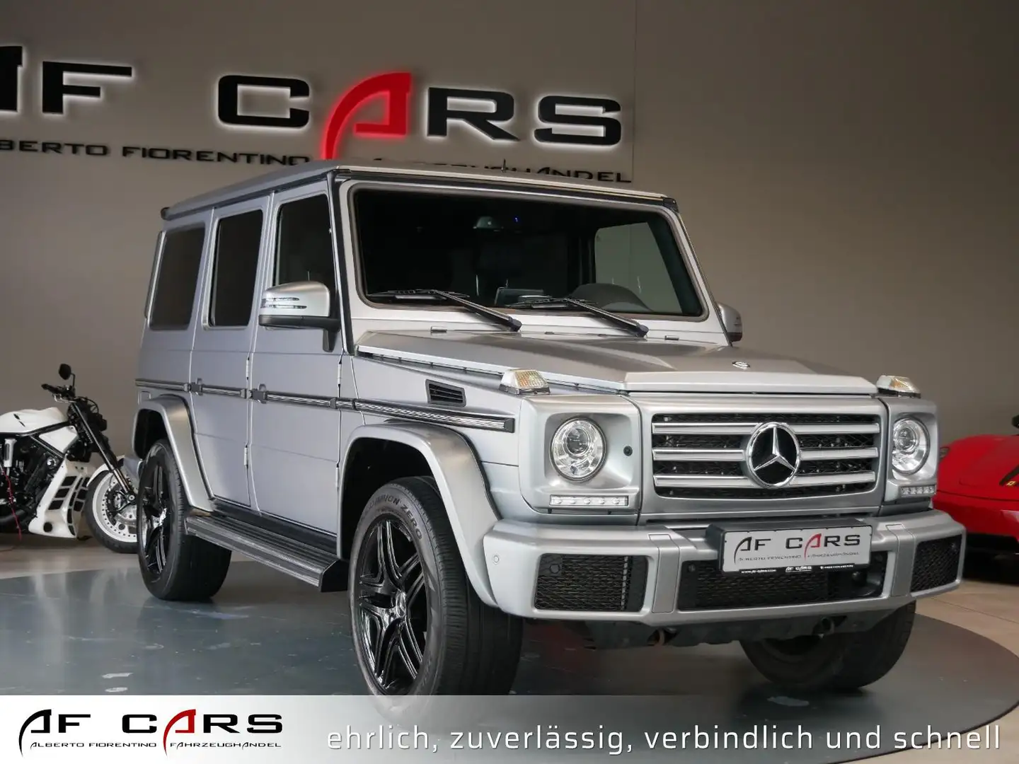 Mercedes-Benz G 350 d Voll AMG AHK ACC Sport- & Exclusivpaket Argent - 1